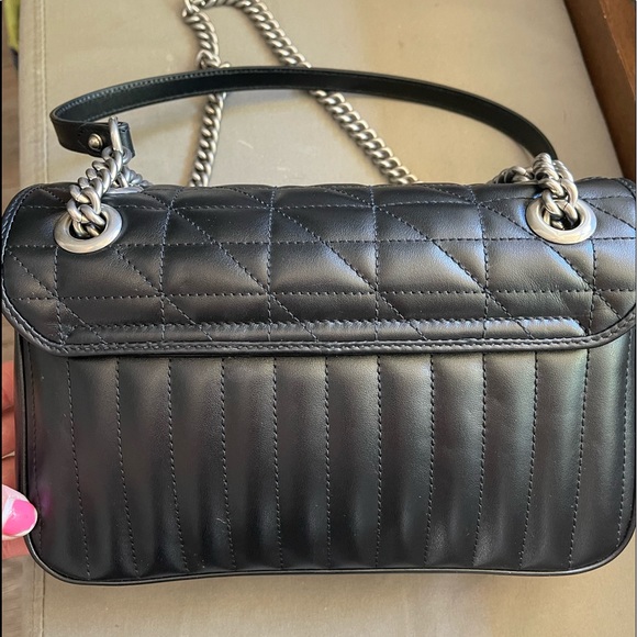 *BRAND NEW* 2022 Black Gucci Marmont chain handbag - Picture 2 of 6